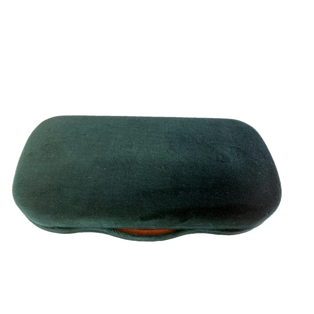 GUCCI Velvet Clamshell Storage Case Sunglasses Eyeglasses Hard Case Green